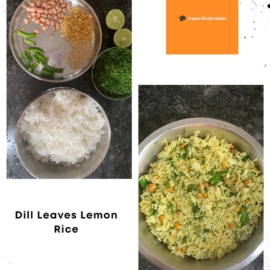 Dill leaves Lemon Rice
