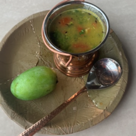 Green mango rasam