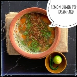 Lemon Rasam (with pepper and cumin)