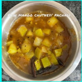 Raw Mango Pachadi chutney